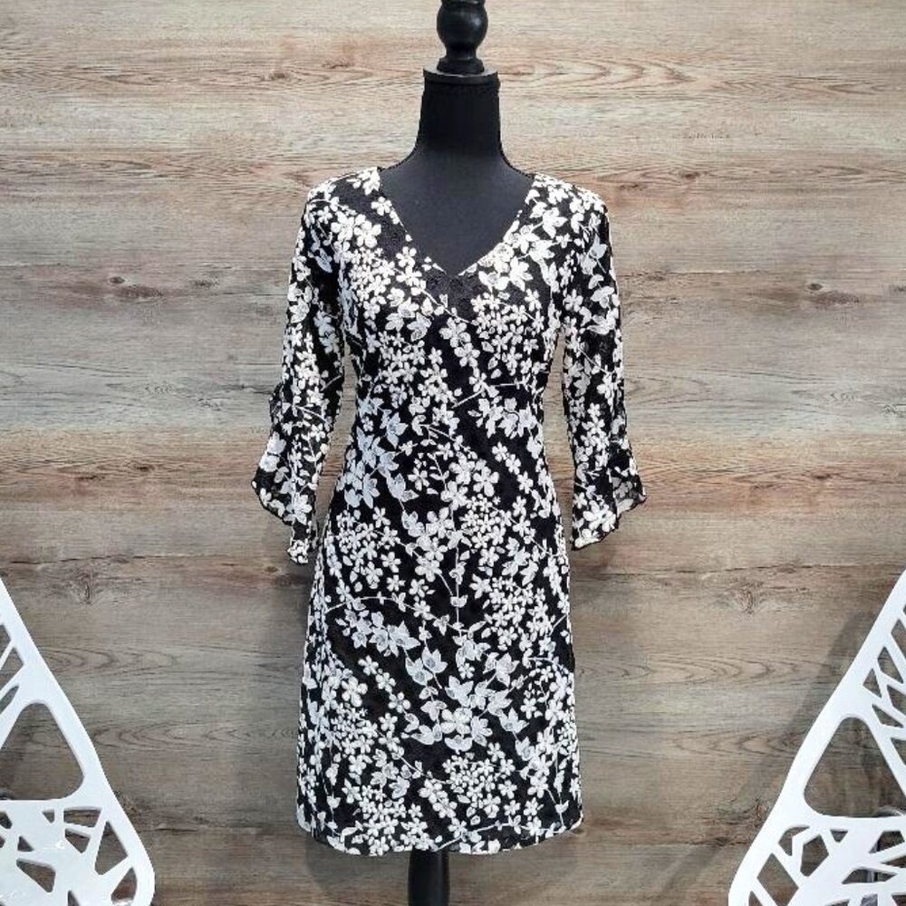 Karl Lagerfeld Embroidered Dress NWOT